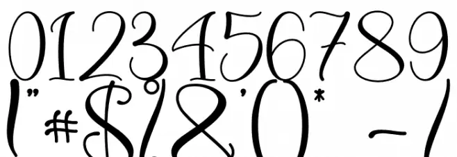 Thanks Christmas - Personal Use Font OTHER CHARS