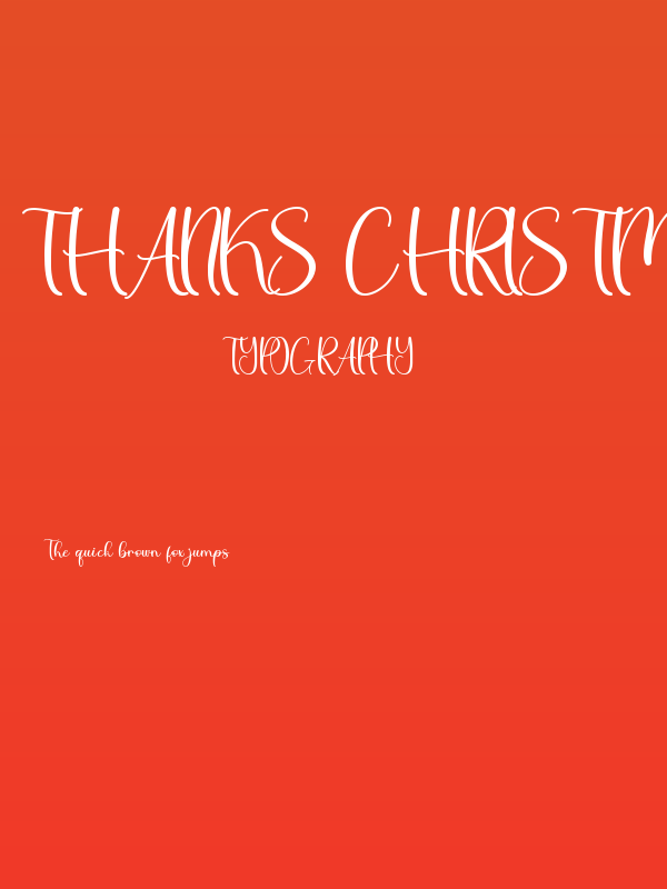 Thanks Christmas - Personal Use Poster