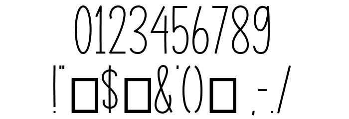 Thanks Farmhouse Font OTHER CHARS