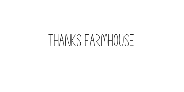 Thanks Farmhouse Logo