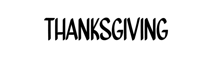 Thanks Giving  les polices de caractères gratuit tlcharger