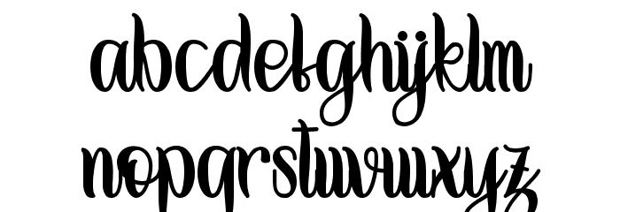Thanks Mom - Personal Use Font LOWERCASE