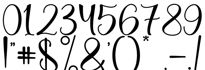 Thanks Valentine - Personal Use Font OTHER CHARS