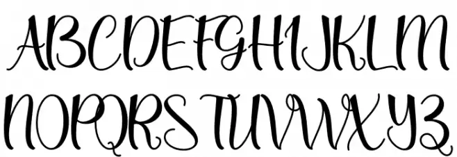 Thanks Valentine - Personal Use Font Litere mari