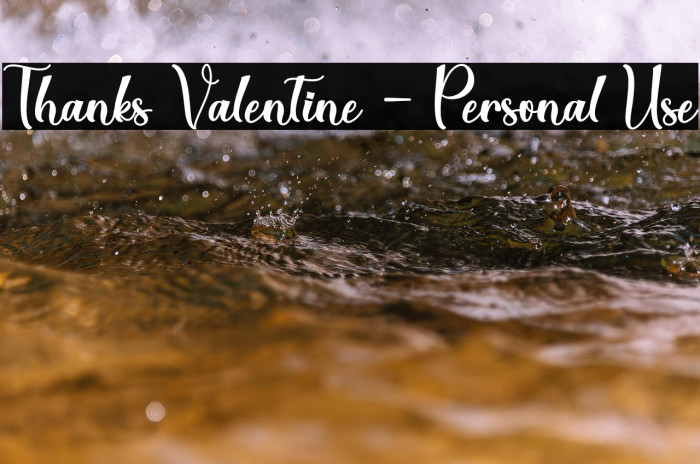 Thanks Valentine - Personal Use Example 2