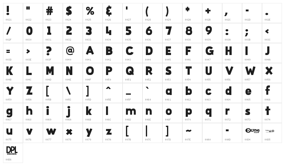 Thanksgiving 2016 Character Map