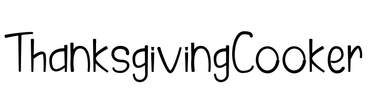Thanksgiving Cooker  Fuentes Gratis Descargar