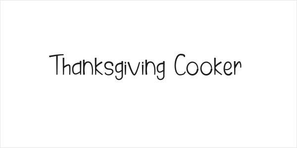Thanksgiving Cooker Logo