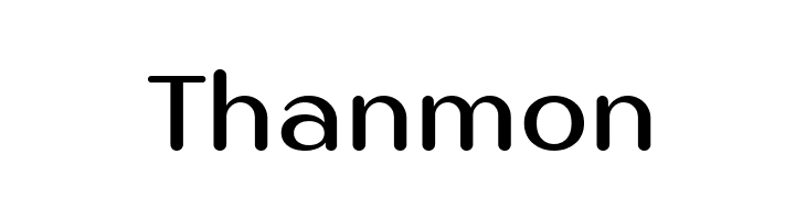 Thanmon  免费字体下载