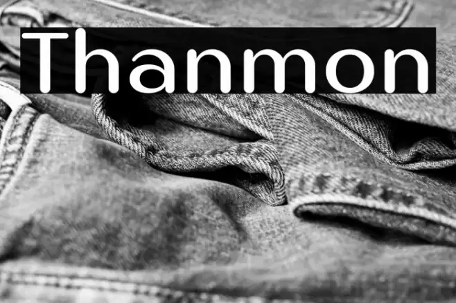 Thanmon Font examples