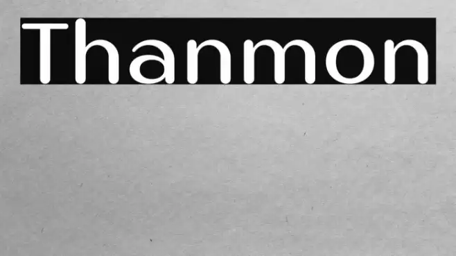 Thanmon Font examples