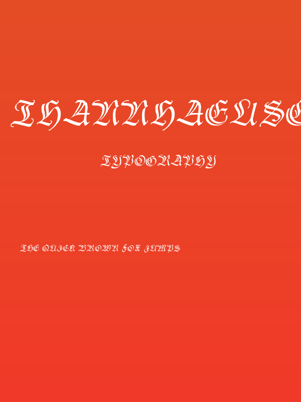 Thannhaeuser Zier Poster