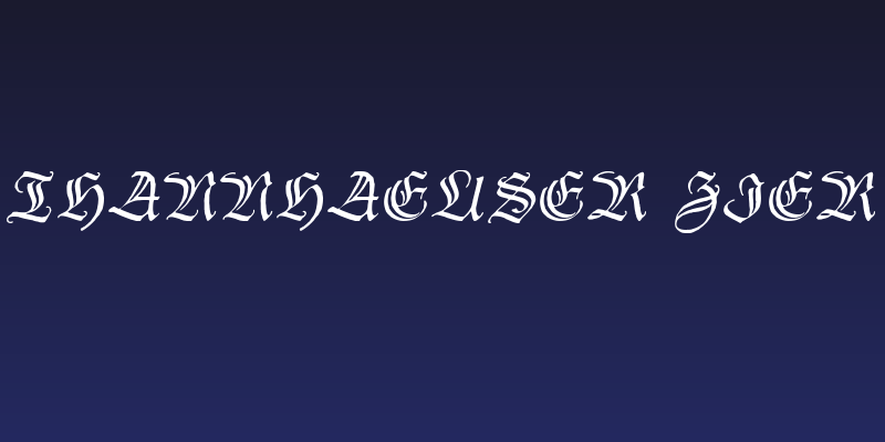 Thannhaeuser Zier Social Header