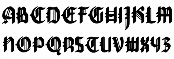 Thanose フォント 大文字