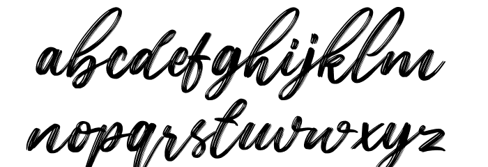 Thanthen Font LOWERCASE