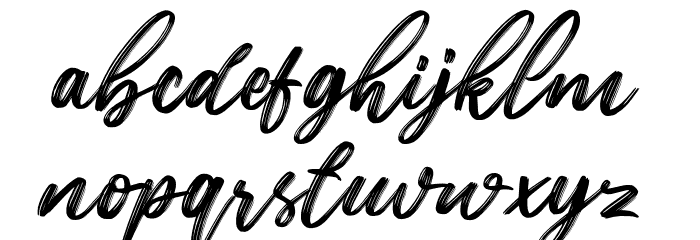 Thanthen Font LOWERCASE