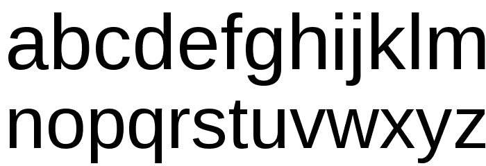 TharLon Font LOWERCASE