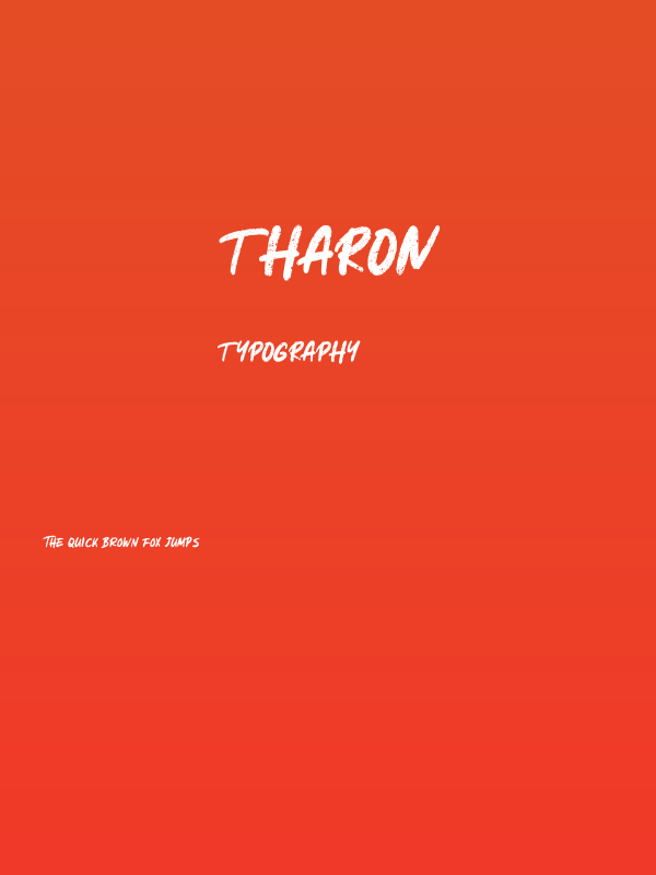 Tharon Poster