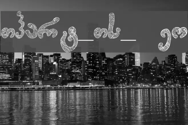 Thart_Ts_Geo Font examples