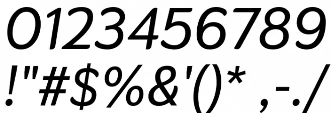 Thasadith Bold Italic Font OTHER CHARS