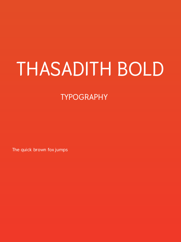 Thasadith Bold Poster
