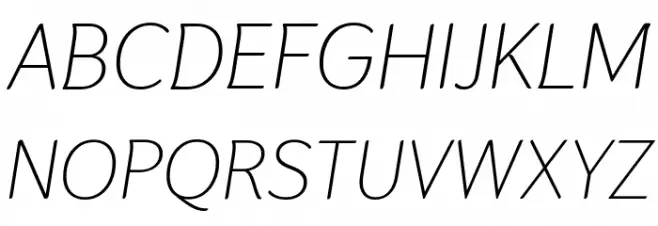 Thasadith Italic フォント 大文字
