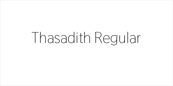 Thasadith Regular Logo