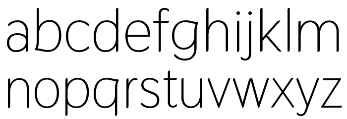 Thasadith Regular Font LOWERCASE