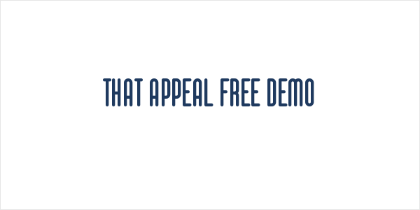 That Appeal Free Demo Logo