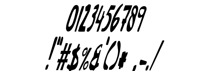 That Little Piggy Italic Шрифта ДРУГИЕ символов
