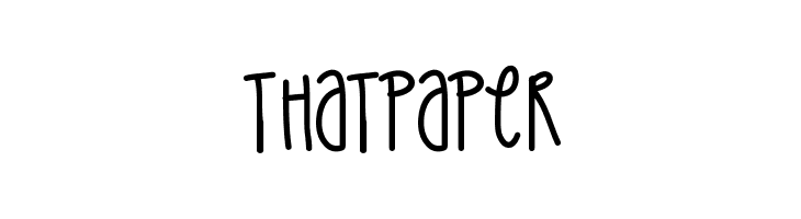 ThatPaper  Frei Schriftart Herunterladen