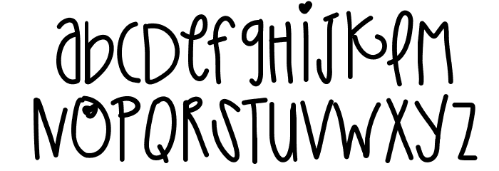 ThatPaper Font LOWERCASE