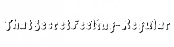 ThatSecretFeeling-Regular  لخطوط تنزيل