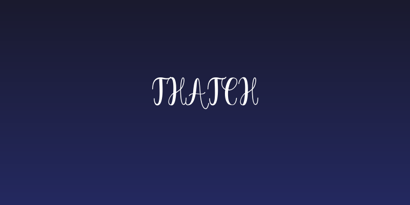 Thatch Social Header