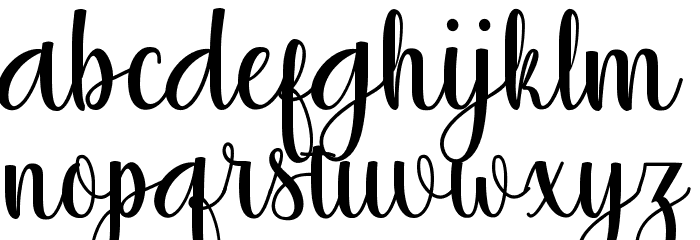 Thatch Font LOWERCASE