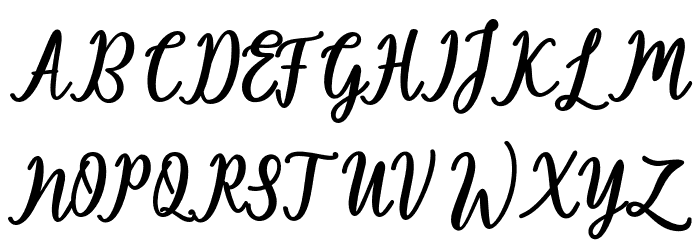Thatcher Font UPPERCASE