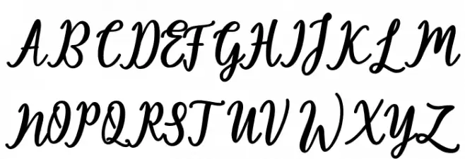 Thatcher Schriftart Groß