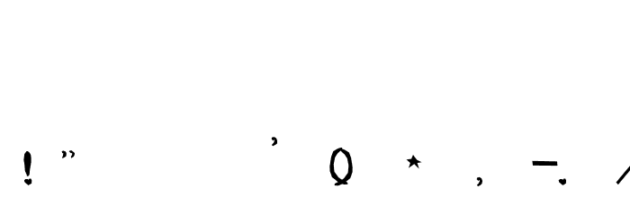 That's Amore フォント その他の文字