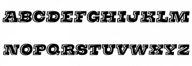 Thats Super Font UPPERCASE