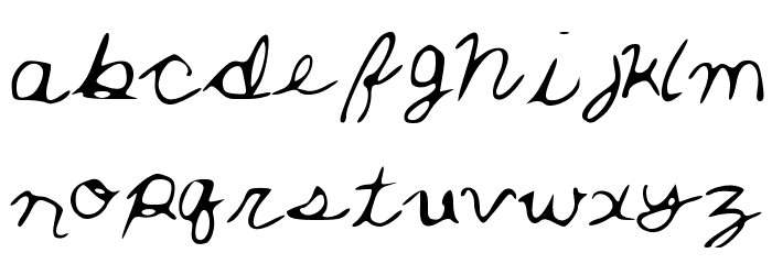 ThatsWhatHeSaid Font LOWERCASE