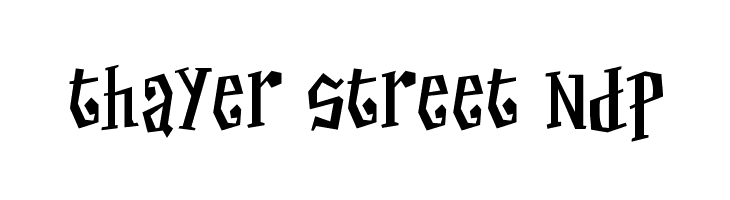 Thayer Street NDP  Скачать бесплатные шрифты