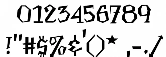 Thayer Street NDP Шрифта ДРУГИЕ символов