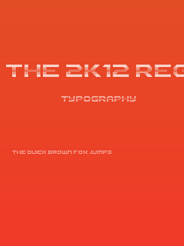 The 2K12 Regular Poster