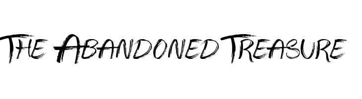 The Abandoned Treasure Font