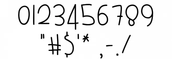 The Abems Demo Font OTHER CHARS