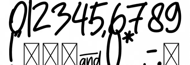 The Absolute Font OTHER CHARS