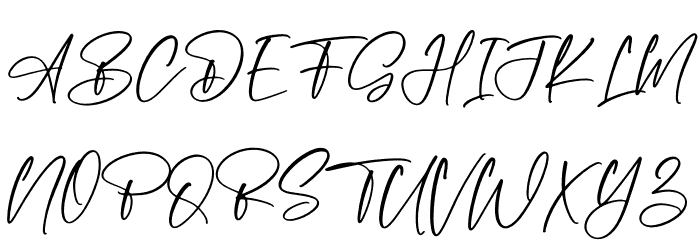 The Adams Font UPPERCASE