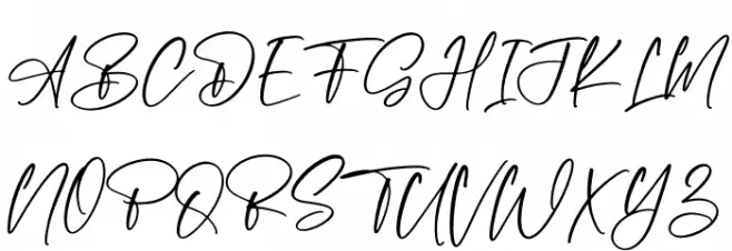 The Adams Font UPPERCASE