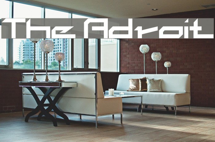 The Adroit Font examples