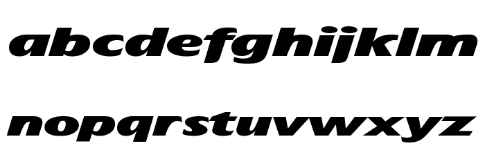 The Aeroplane Flies High Heavy Font LOWERCASE